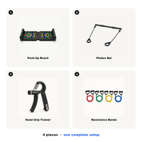 Complete Home Gym Kit — 4-Piece Full Body Training Set