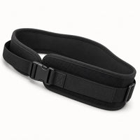 Adjustable weighted waist belt, front view
