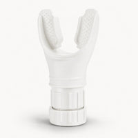Breathing trainer in white