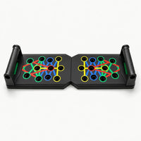 Foldable push-up board, front view