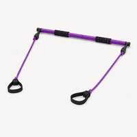 Adjustable Pilates bar in purple